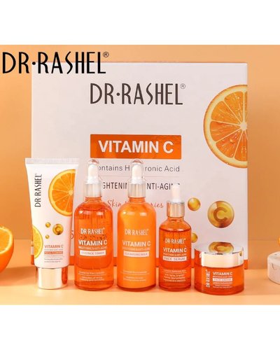 Dr. Rashel Vitamin C & Hyaluronic 5 Pieces Facial Box Kit